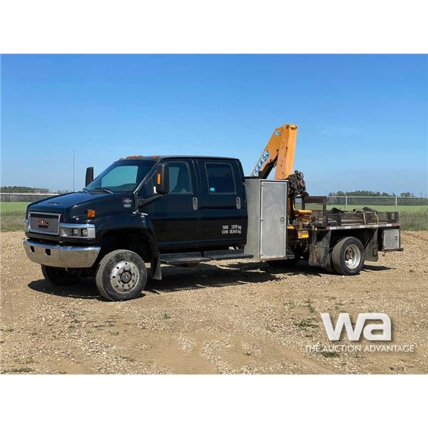 2007 GMC CREW CAB C5500 4X4 BOOM TRUCK