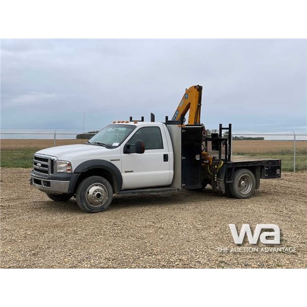 2005 FORD F550 W/ EFFER 62-3S BOOM TRUCK