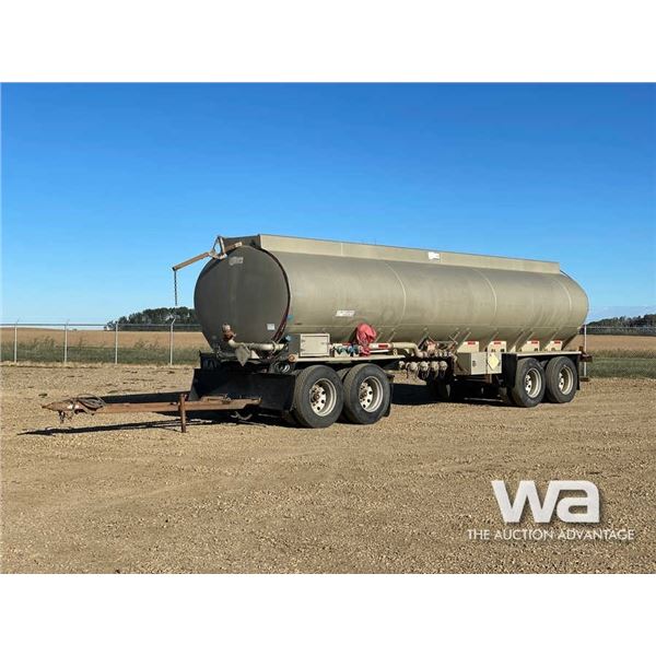 2012 LAZER INOX 32,000 LITRE QUAD/A TANK TRAILER