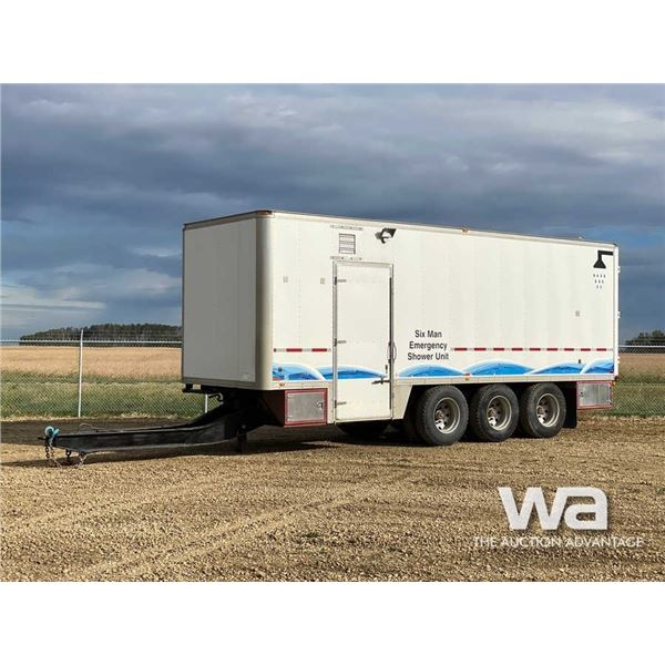2007 WALINGA SIX PERSON TRIDEM SHOWER TRAILER