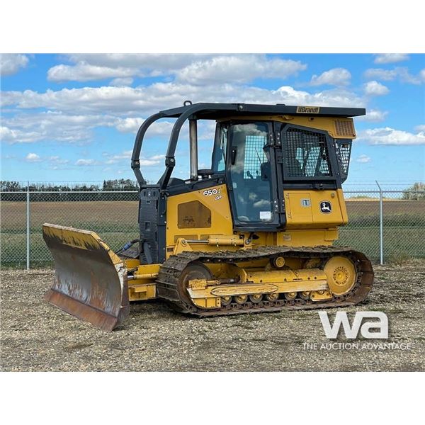 2012 JOHN DEERE 650J LGP CRAWLER DOZER