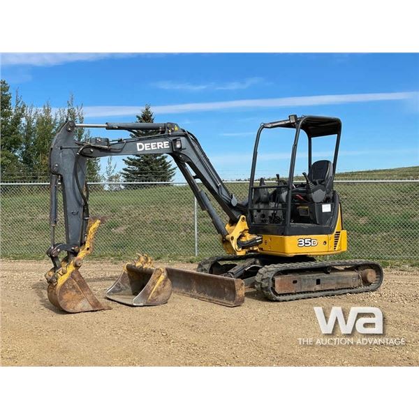 2008 JOHN DEERE 35D MINI EXCAVATOR