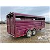 Image 3 : 1999 GOERTZEN 5TH WHEEL T/A STOCK TRAILER