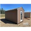 Image 2 : 8 X 16 FT. BROWN UTILITY SHED
