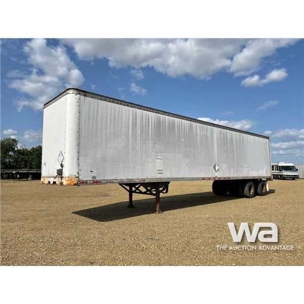 1984 D & C ROUSSY T/A STORAGE VAN TRAILER