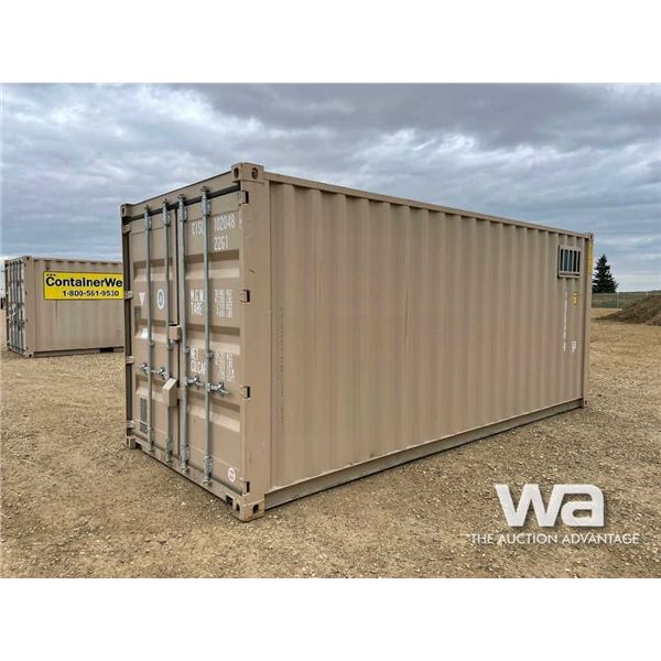 8 X 20 FT. SHIPPING OFFICE CONTAINER