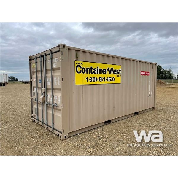 8 X 20 FT. SHIPPING OFFICE CONTAINER