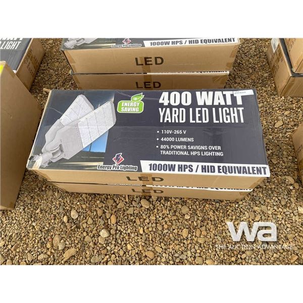 (2) 400 WATT YARD LED LIGHTS