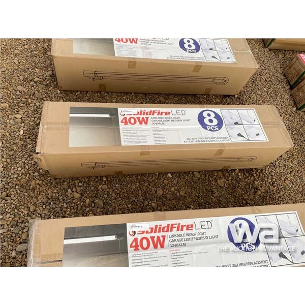 (8) 40W LINKABLE GARAGE WORK LIGHTS