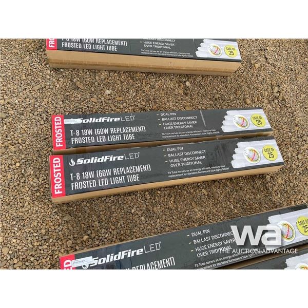 (50) T-8 18W FROSTED TUBE LIGHTS