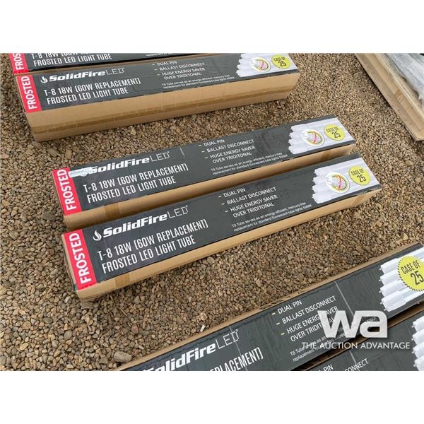 (50) T-8 18W FROSTED TUBE LIGHTS