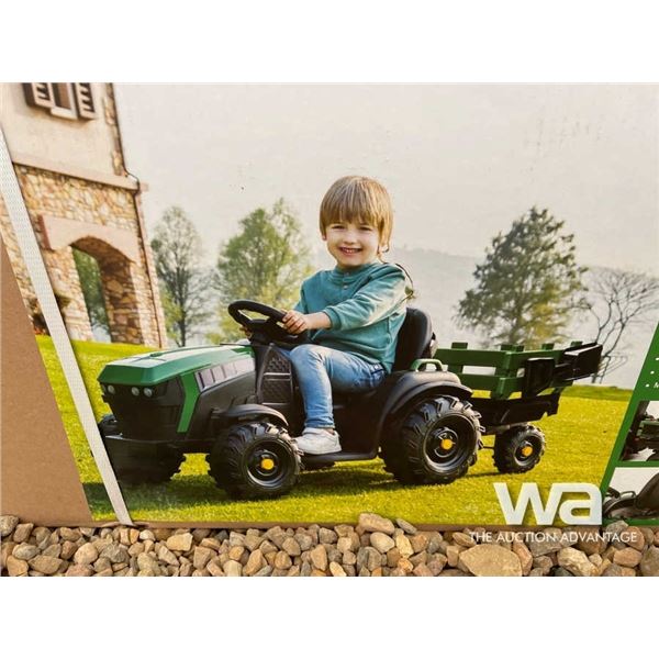 (UNUSED) BIG WHEELS RC 12V TRACTOR & TRAILER
