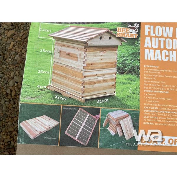 (UNUSED) 7 PIECE FLOW BEE HIVE AUTO HONEY MACHINE