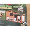 Image 1 : (UNUSED) WOODEN RABBIT & CHICKEN COOP