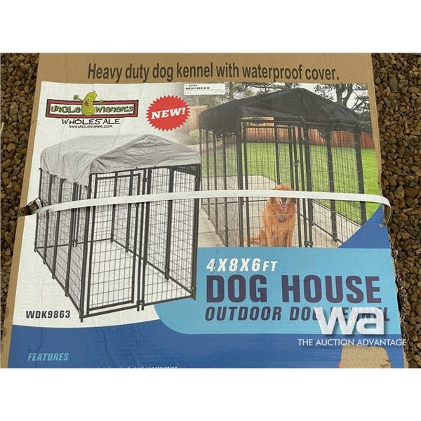 4 X 8 X 6 FT. DOG KENNEL