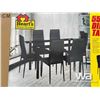 Image 1 : 55" GLASS DINING ROOM TABLE