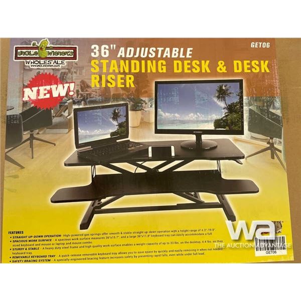 (UNUSED) 36" ADJUSTABLE STANDING DESK