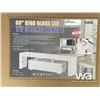 Image 1 : WHITE 63" HIGH GLOSS LED TV STAND