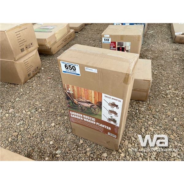 KOALA GARDEN RUSTIC GARDEN WAGON PLANTER