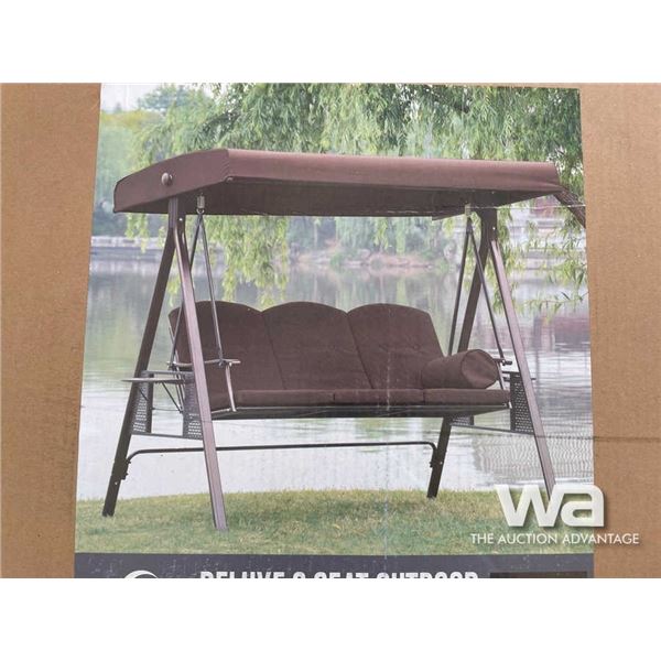 (UNUSED) 3 SEAT OUTDOOR CANOPY SWING