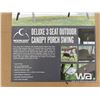 Image 2 : (UNUSED) 3 SEAT OUTDOOR CANOPY SWING