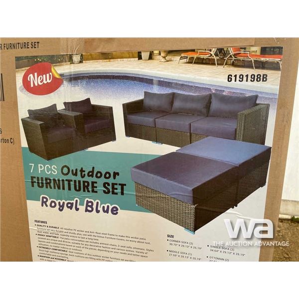 (UNUSED) 7 PIECE OUTDOOR FURNITURE SET