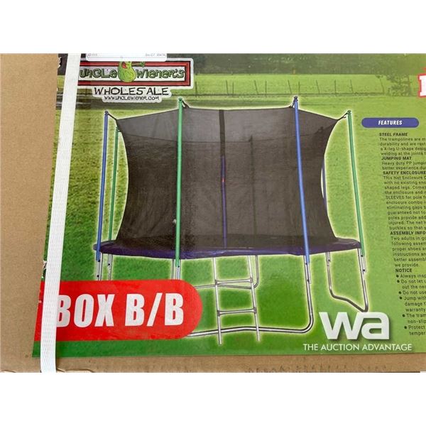 (UNUSED) 14 FT. TRAMPOLINE WITH SAFTEY NET