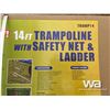 Image 4 : (UNUSED) 14 FT. TRAMPOLINE WITH SAFTEY NET
