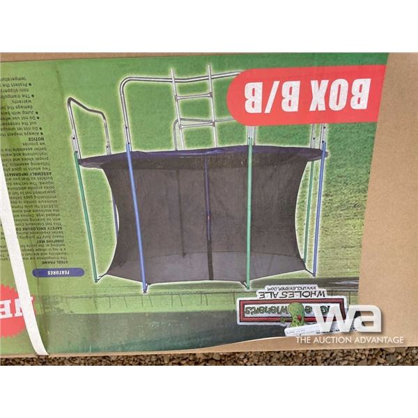 (UNUSED) 14 FT. TRAMPOLINE WITH SAFTEY NET