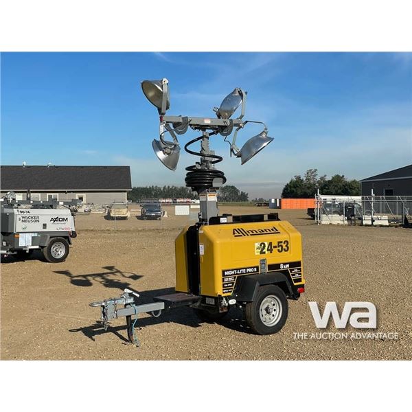 2015 ALLMAND NIIGHT LITE PRO 8 KW LIGHT TOWER