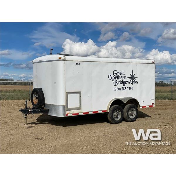 2013 CARGO MATE BLAZER T/A 16 FT. STEAMER TRAILER