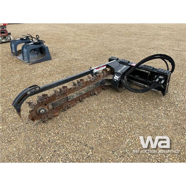 2015 BOBCAT LT414 6 FT. HYD SKID STEER TRENCHER