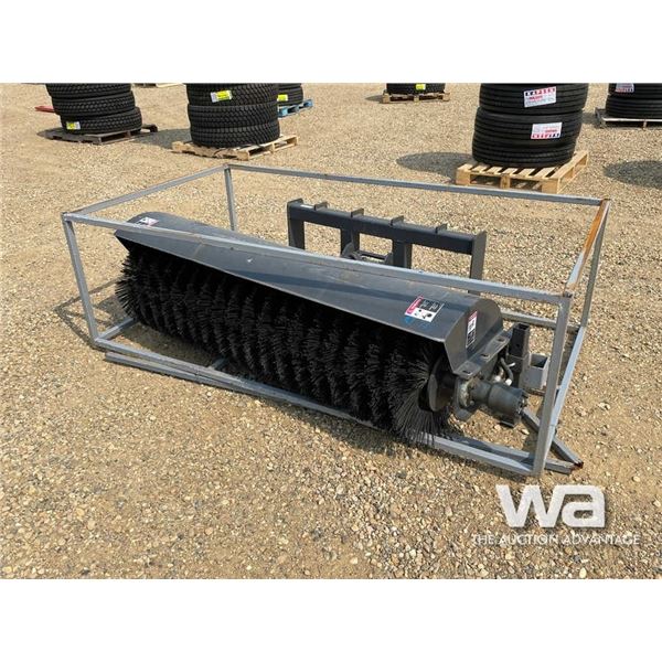 SKID STEER 72" HYDRAULIC SWEEPER