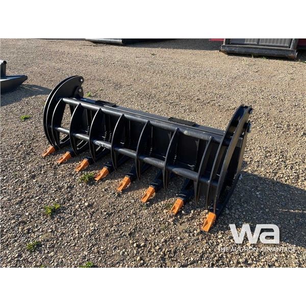 UNUSED 78" SKID STEER LOG GRAPPLE