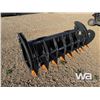 Image 2 : UNUSED 78" SKID STEER LOG GRAPPLE