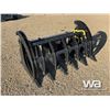 Image 2 : UNUSED 66" SKID STEER LOG GRAPPLE
