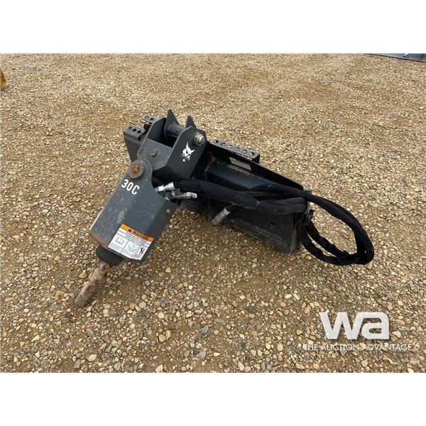 2015 BOBCAT C-30 SKID STEER AUGER