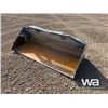 Image 1 : SKID STEER 66" SMOOTH BUCKET