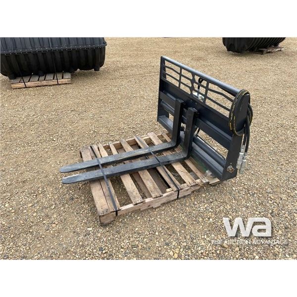 (UNUSED) 48" HYDRAULIC PALLET FORKS