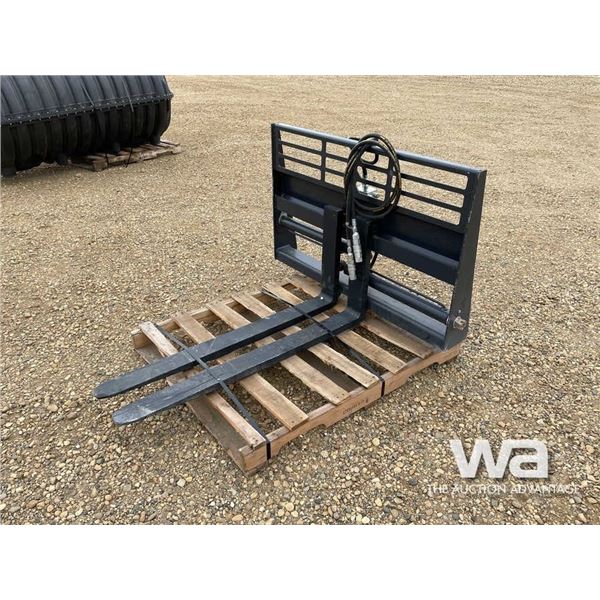 (UNUSED) 48" HYDRAULIC PALLET FORKS
