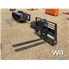 Image 1 : SKID STEER 48" HYDRAULIC PALLET FORKS