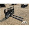 Image 2 : SKID STEER 48" HYDRAULIC PALLET FORKS