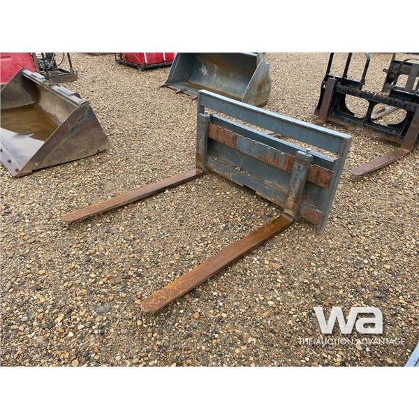 42" Q/C GREY PALLET FORKS