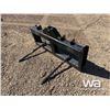 Image 1 : CUSTOM BUILT SKID STEER BALE SPEAR FRAME