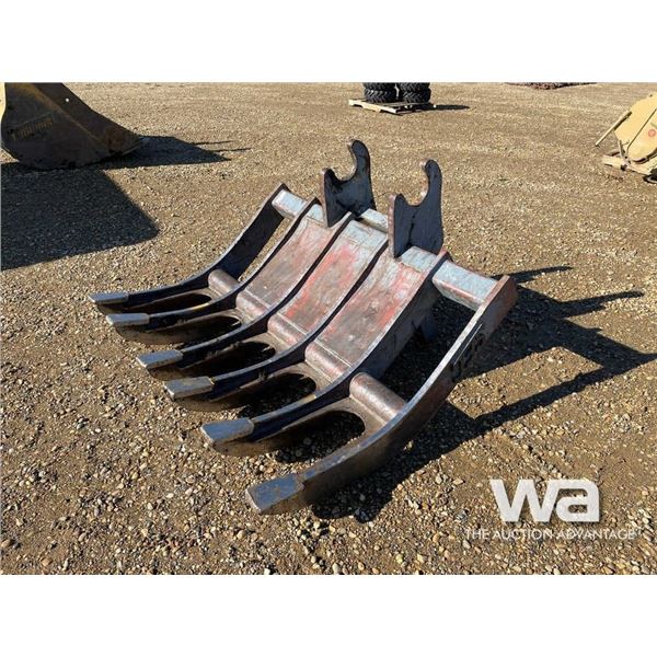 SEC 60" EXCAVATOR BRUSH RAKE