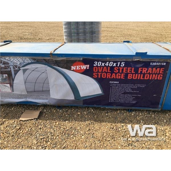30 X 40 X 15 FT. SINGLE TRUSS TARP SHED