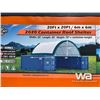 Image 1 : TMG 20 X 20 FT. PVC FABRIC CONTAINER SHELTER