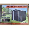 Image 1 : 6 X 8 FT. METAL UTILITY SHED