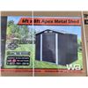 Image 1 : 6 X 8 FT. METAL UTILITY SHED