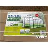 Image 2 : (UNUSED) 16.5 X 8.35 FT. POLYCARBONATE GREENHOUSE